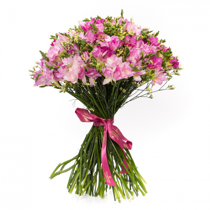 Buchet cu 35 frezii roz – imaginea 1
