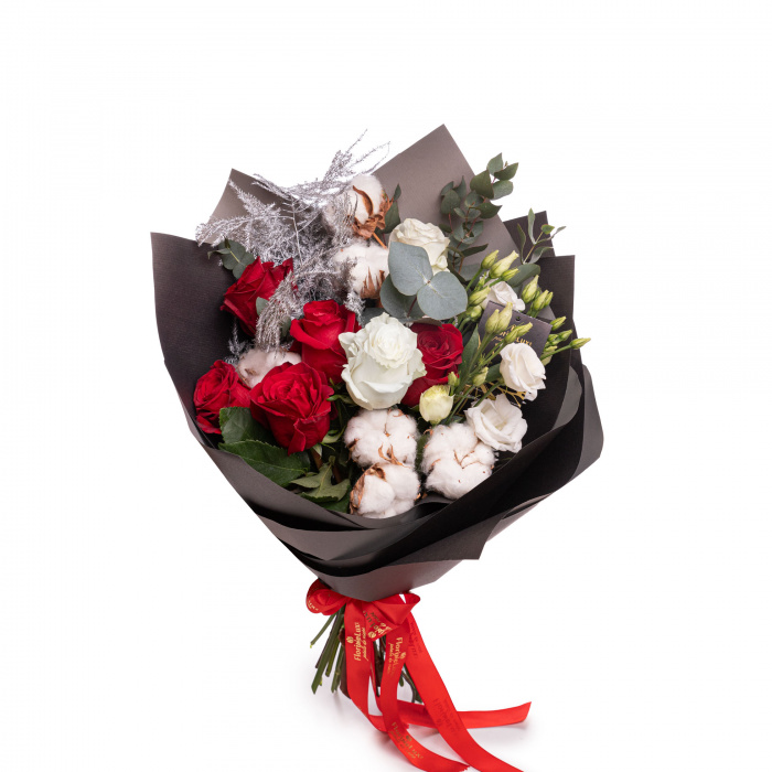 Flori de iarna in buchet delicat – imaginea 1