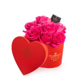 Inima WOW cu trandafiri magenta – Floridelux