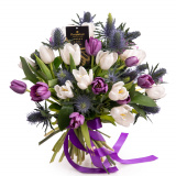 Buchet lalele pastelate – Premium