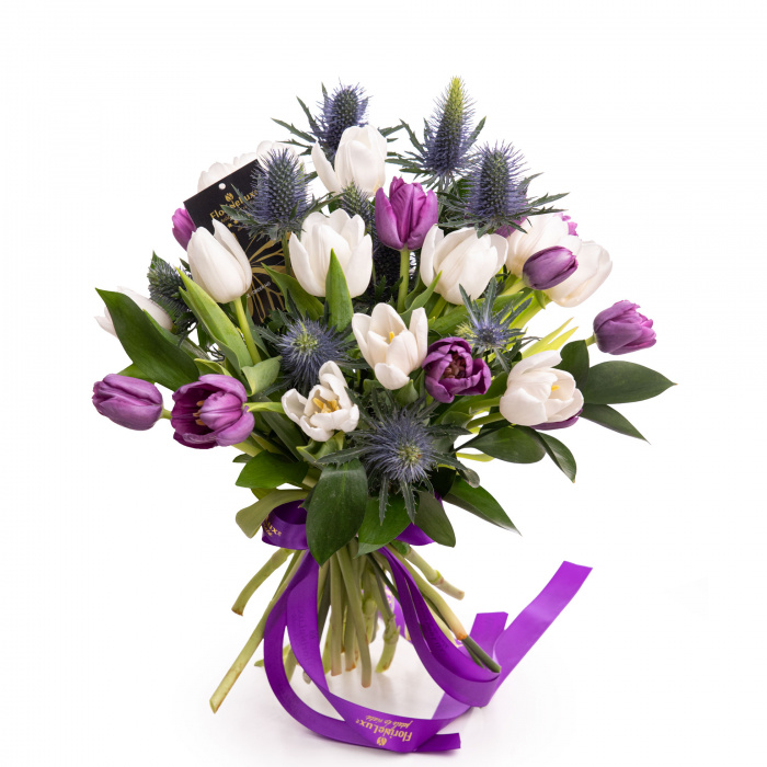 Buchet lalele pastelate – imaginea 1