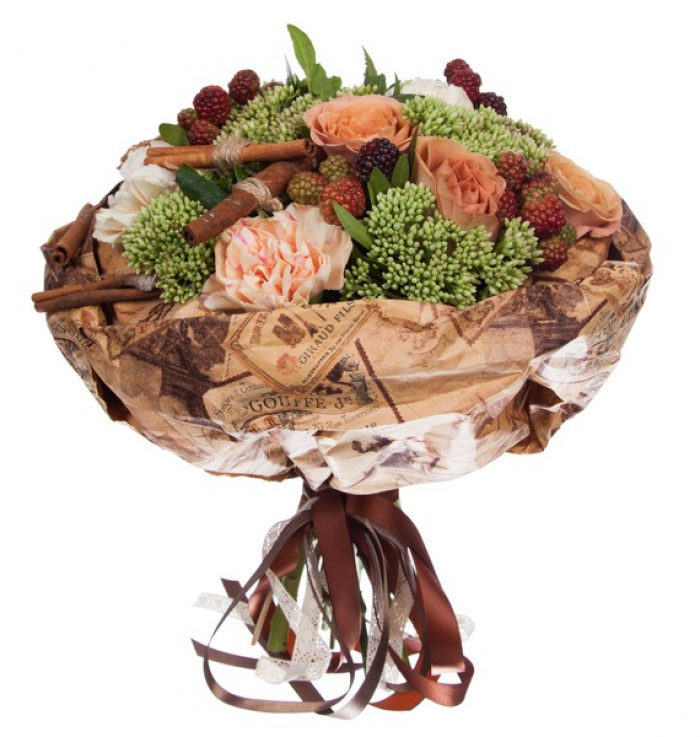 Buchet de toamna cu scortisoara – imaginea 1