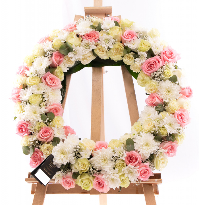 Coroana funerara de lux ALINARE – imaginea 3
