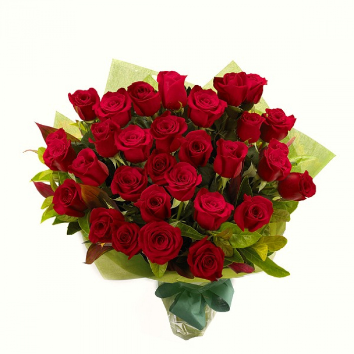Buchet din 35 de trandafiri