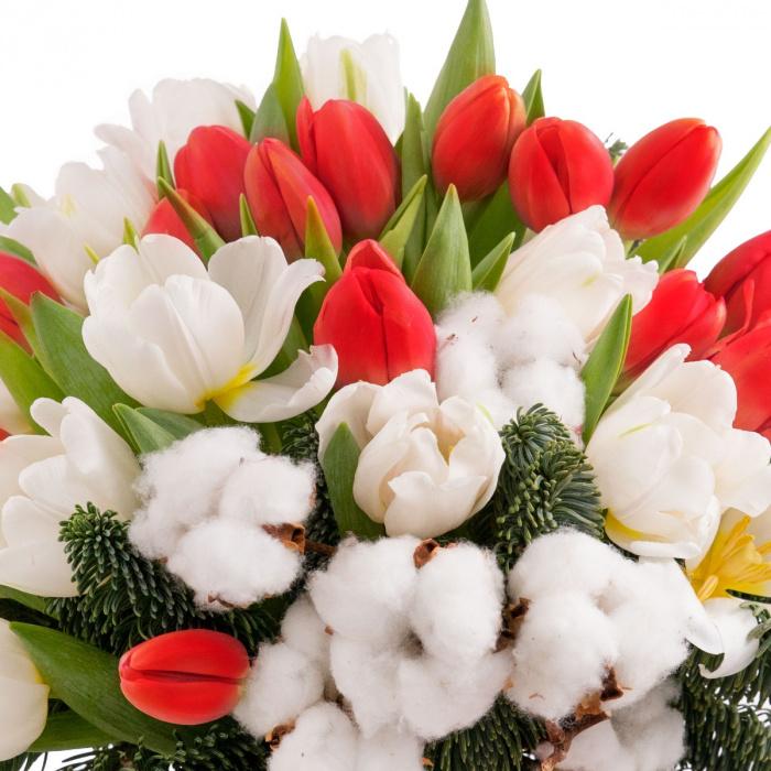Buchet lalele Sarbatori fericite – imaginea 2