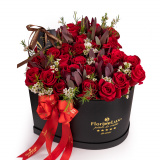 Cutie inima eleganta cu trandafiri imperiali – Premium