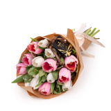 Buchet cu lalele Finete roz – Floridelux