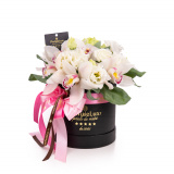 Cutie regala cu orhidee eleganta – Standard