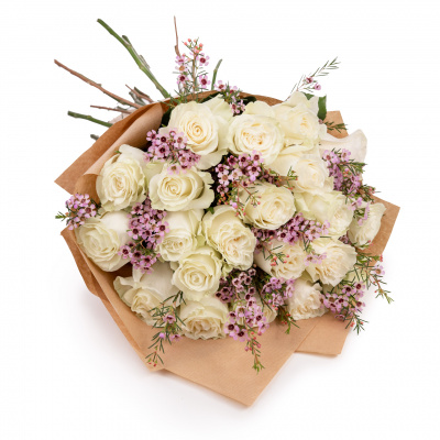 Buchet trandafiri Angelic love