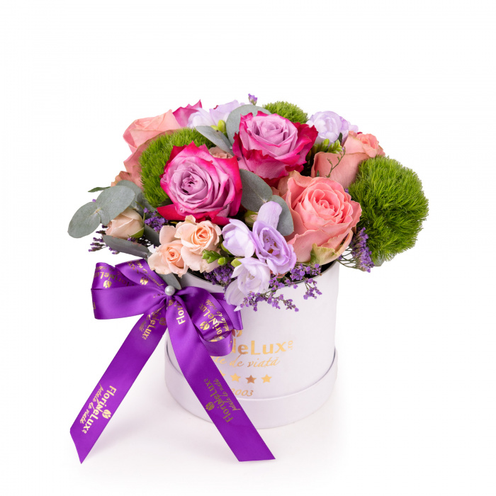 Cutie cu trandafiri Pinkie color – imaginea 1