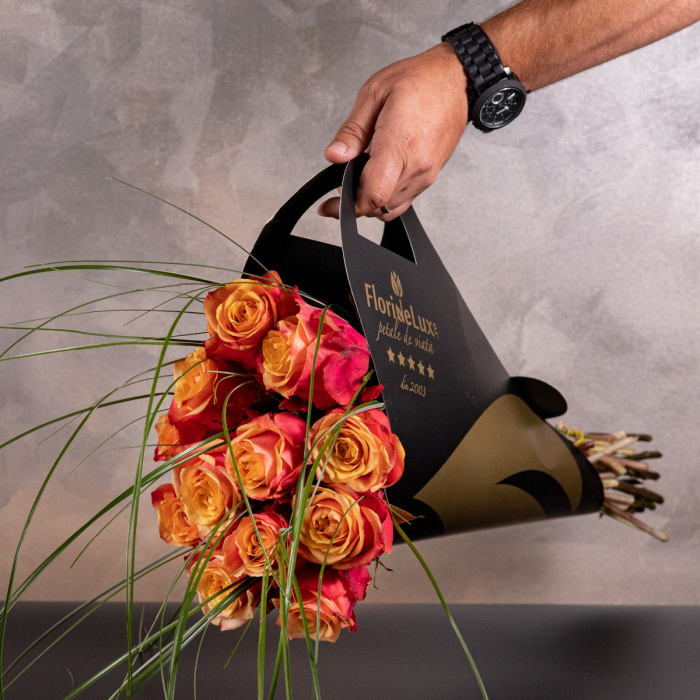Buchet Orange Vibes – imaginea 1
