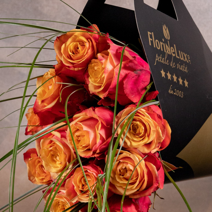Buchet Orange Vibes – imaginea 2