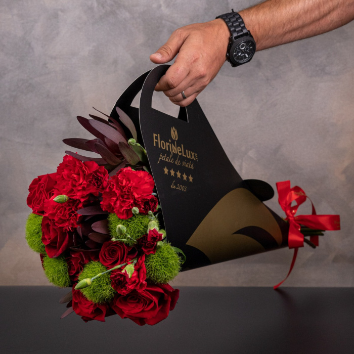 Buchet Luxury Red – imaginea 1