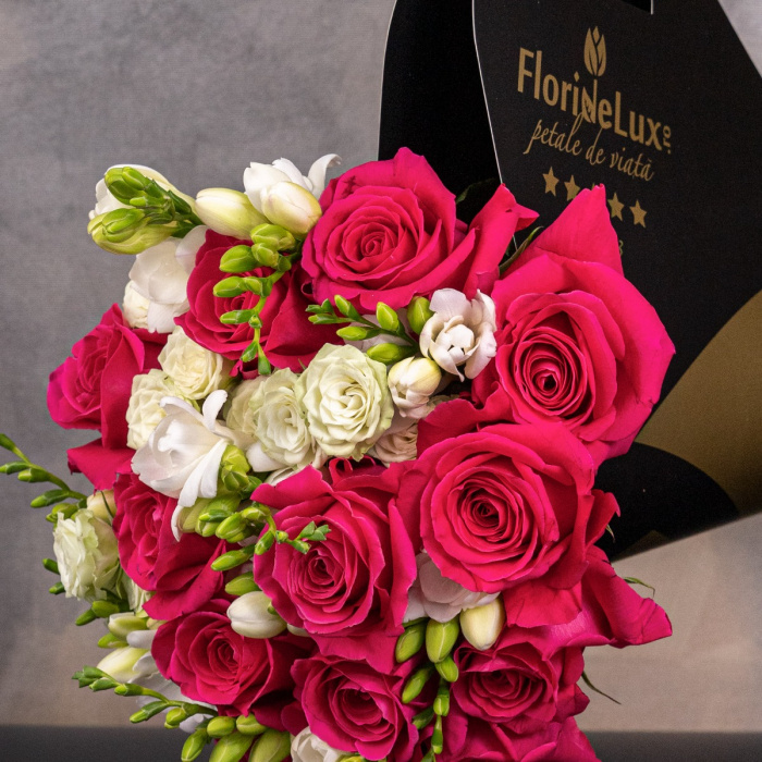 Buchet de lux Intense Pink – imaginea 2