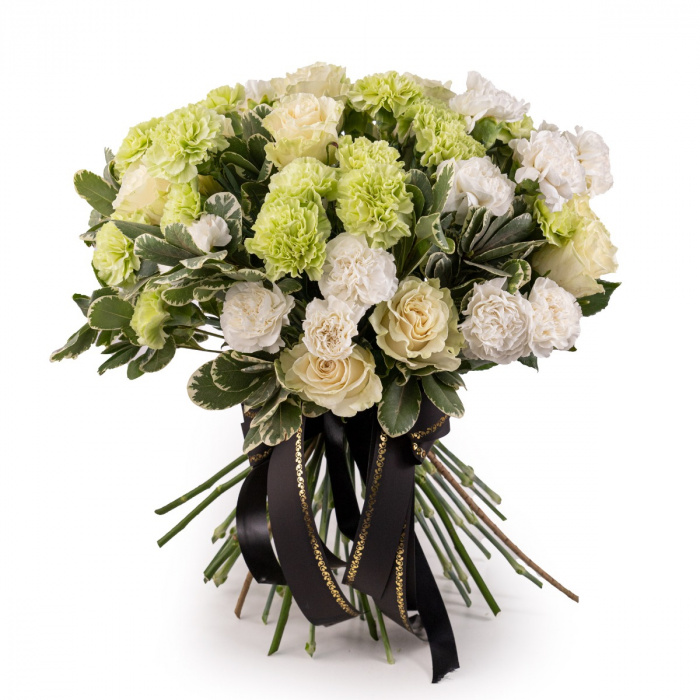 Buchet Funerar de lux Omagiu – imaginea 1