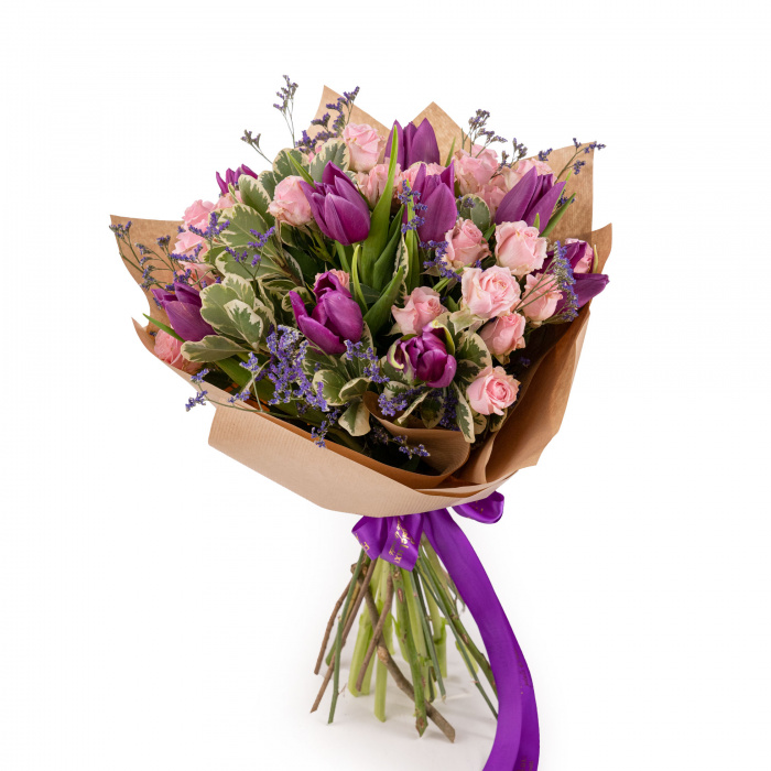 Buchet Soft Purple – imaginea 1