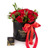 Aranjament din trandafiri rosii Endless Love – Floridelux
