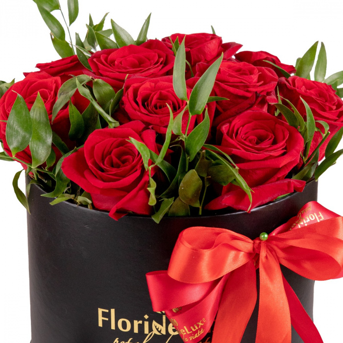 Aranjament din trandafiri rosii Endless Love – imaginea 2