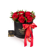 Aranjament din trandafiri rosii Endless Love – Standard