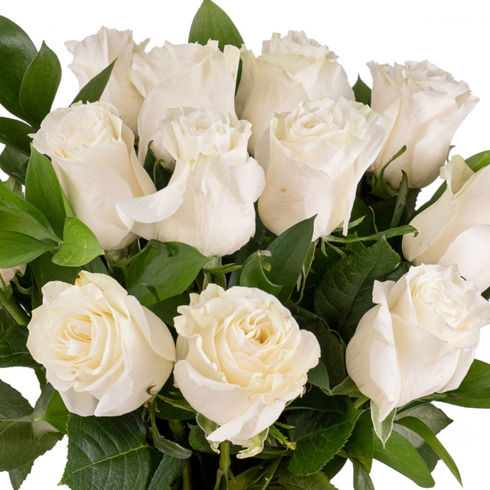 Buchet din trandafiri White Romance – imaginea 2