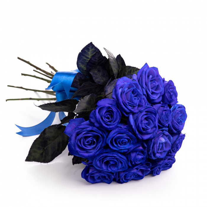Buchet trandafiri albastri Blue Perfection – imaginea 1
