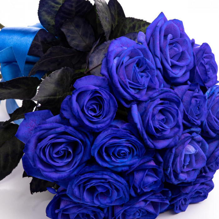 Buchet trandafiri albastri Blue Perfection – imaginea 2