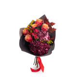 Buchet de trandafiri, solidago si hortensii – Standard