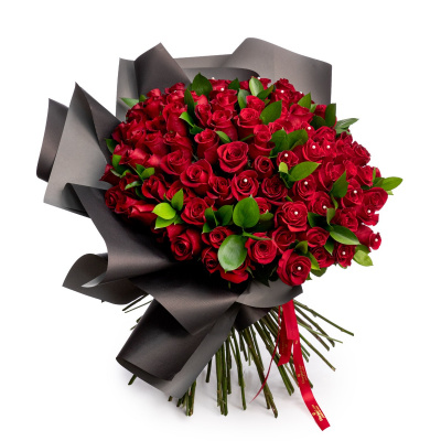 Buchet 101 trandafiri romantici