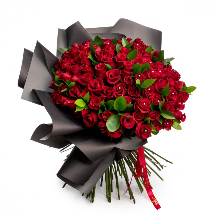 Buchet 101 trandafiri romantici – imaginea 1