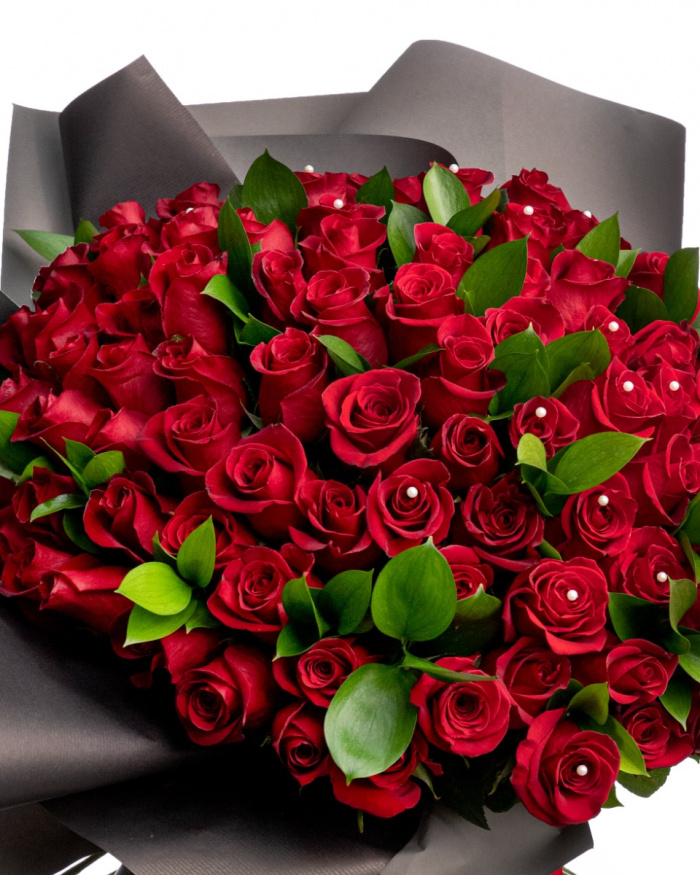 Buchet 101 trandafiri romantici – imaginea 2
