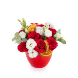 Aranjament floral de iarna in vas – Standard