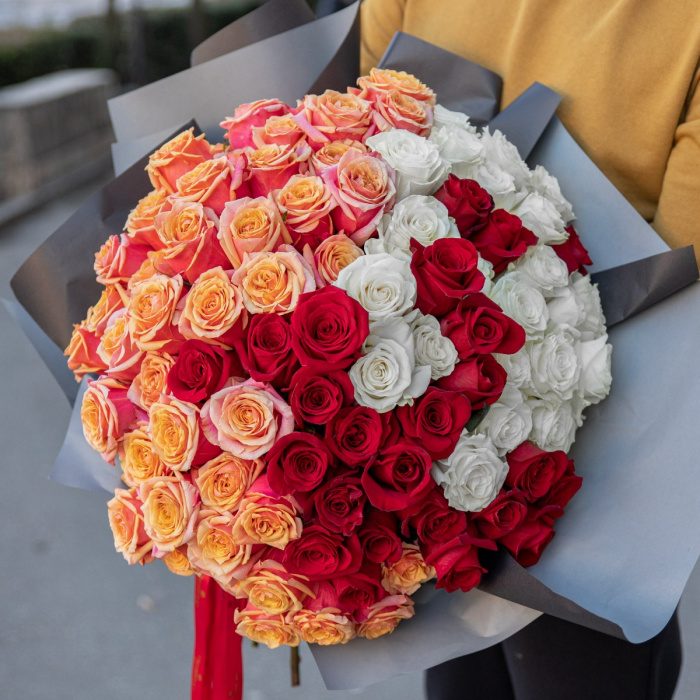 Buchet 101 trandafiri Love Spell – imaginea 3