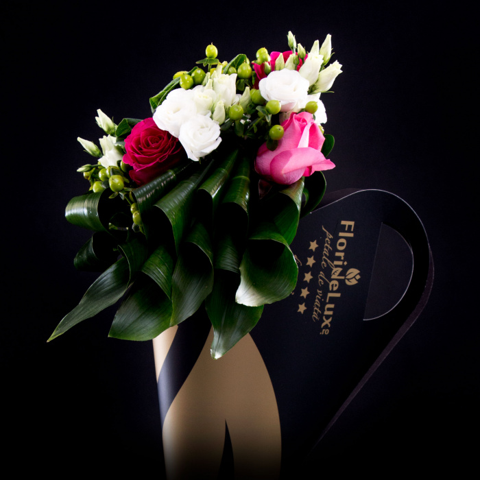 Buchet luxury business si sampanie Moet Chandon – imaginea 2
