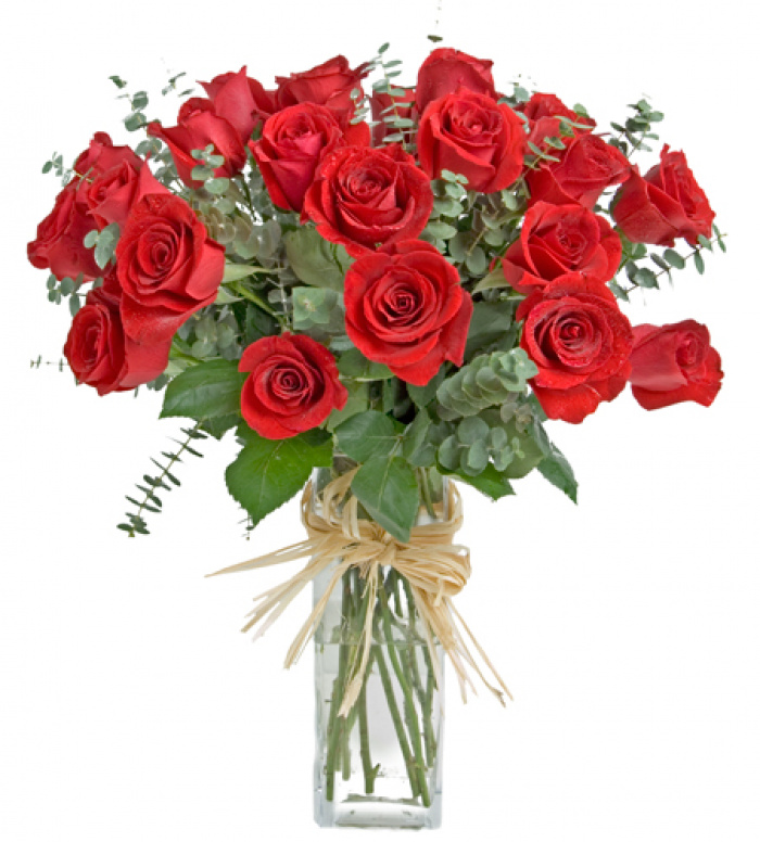Buchet de lux 25 trandafiri rosii – imaginea 1