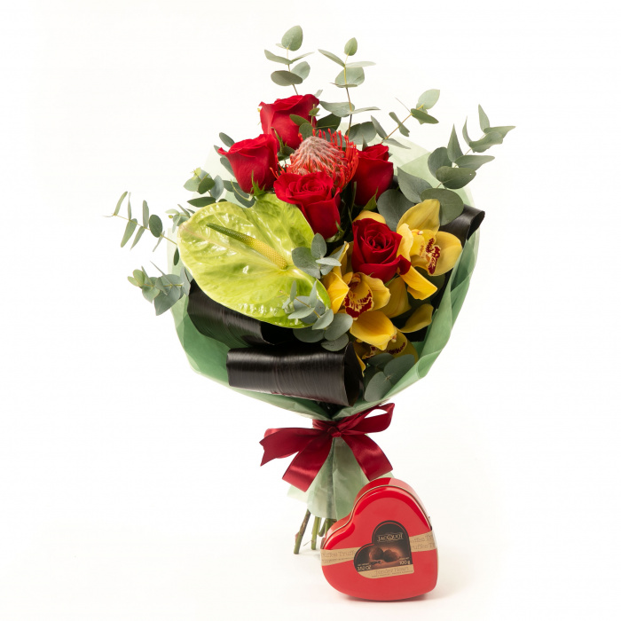Buchet de lux cu flori exotice – imaginea 2