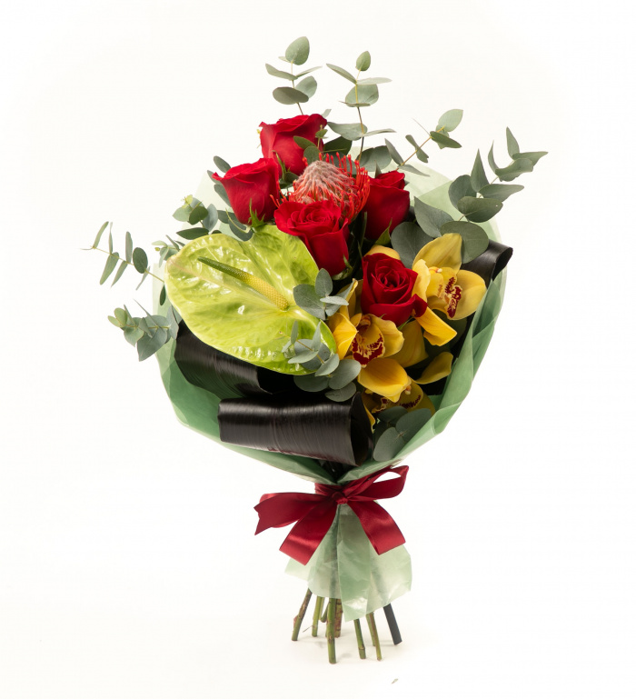 Buchet de lux cu flori exotice – imaginea 3