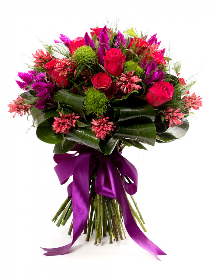 Buchet romantic cu trandafiri rosii – imaginea 1