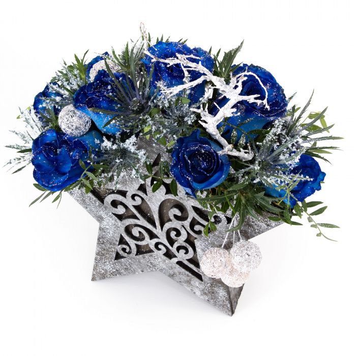 Steluta norocoasa BLUE Christmas – imaginea 2