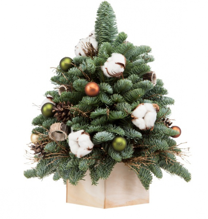 Brad de Craciun decor clasic – imaginea 1