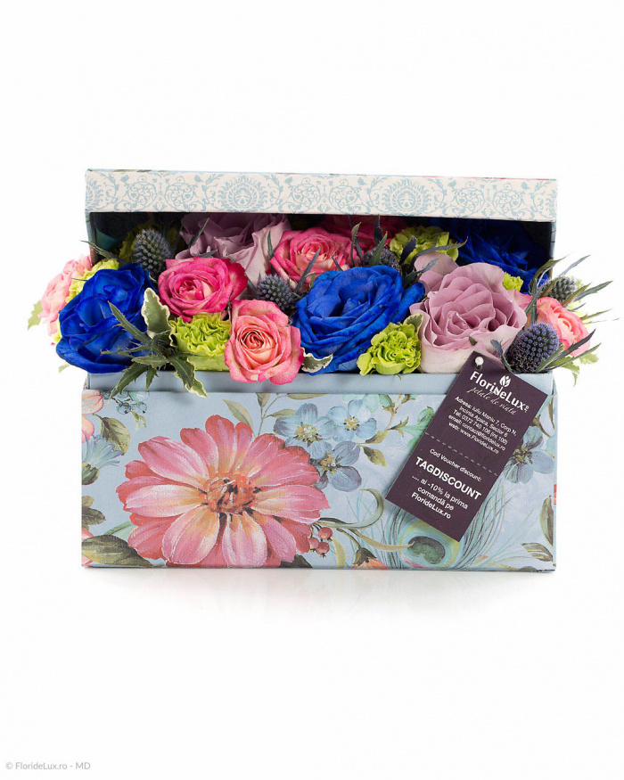 Cufar cu flori multicolore – imaginea 2