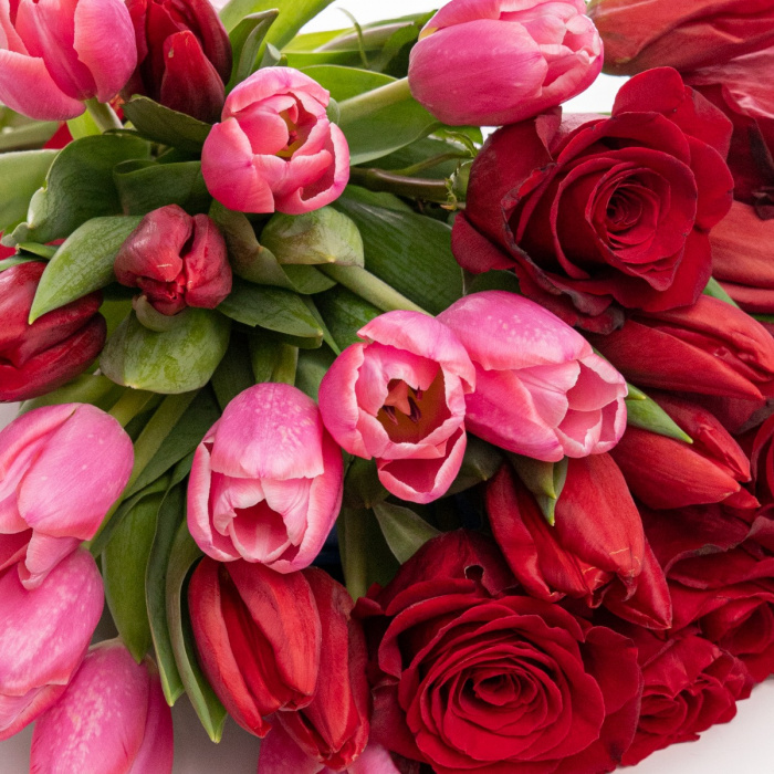 Lalele si trandafiri romantici – imaginea 3