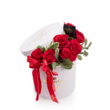 Cutie romantica trandafiri rosii – Standard