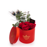 Cutie rosie cu trandafiri rosii – Standard