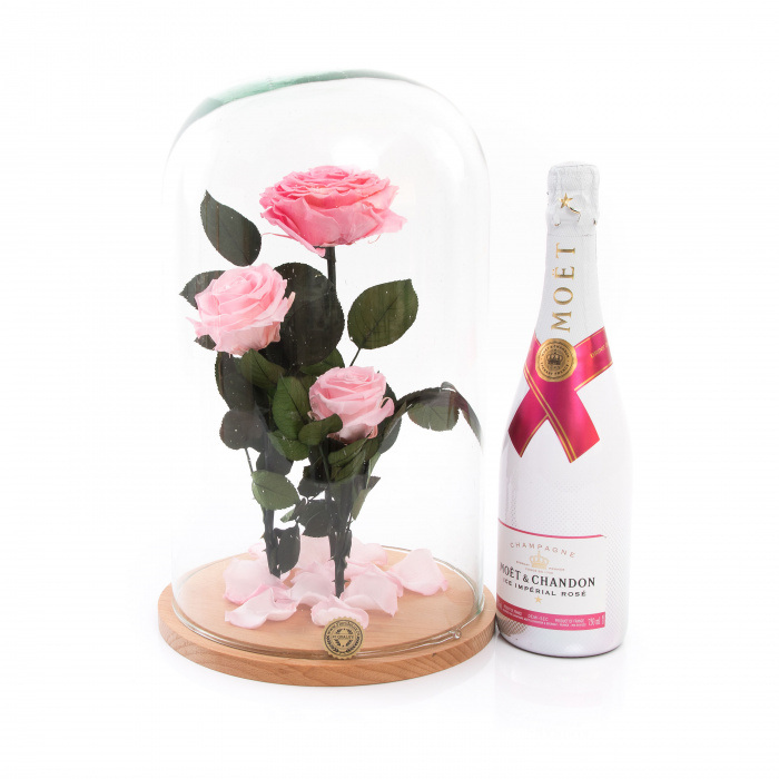 Cupola Delicate Feeling si sampanie Moet Ice Imperial – imaginea 1