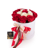Cel mai romantic aranjament trandafiri – Floridelux