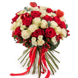 Buchet trandafiri Valentine Duet – Premium