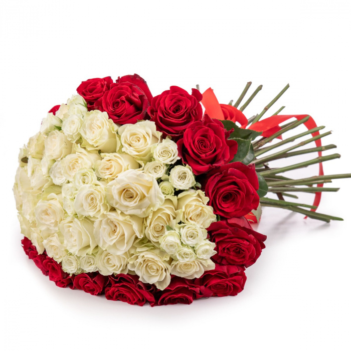 Buchet trandafiri Pure Romance