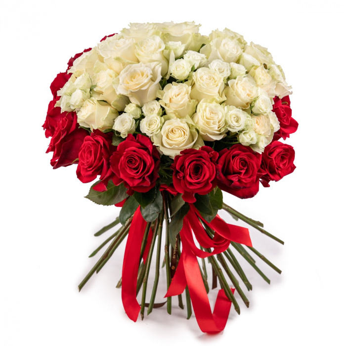 Buchet trandafiri Pure Romance – imaginea 1