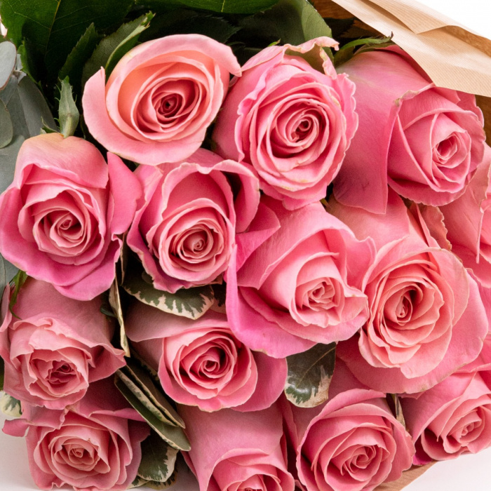Buchet trandafiri roz Diamond – imaginea 2