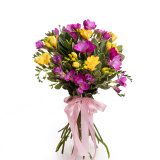 Buchet frezii colorate Vivid Love – Floridelux